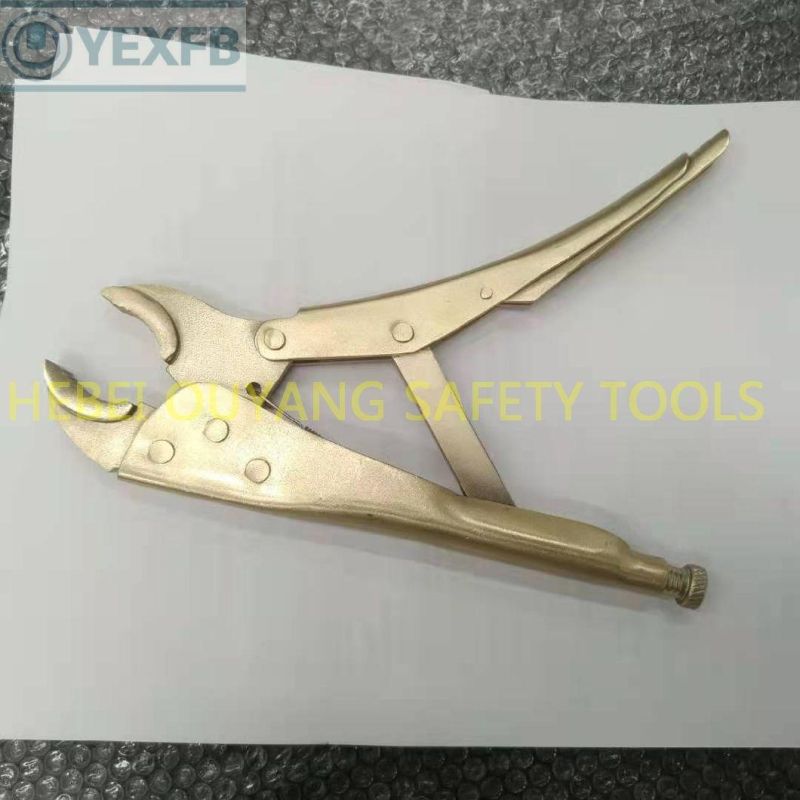 Non-Sparking 10" Al-Br Locking Plier, Atex