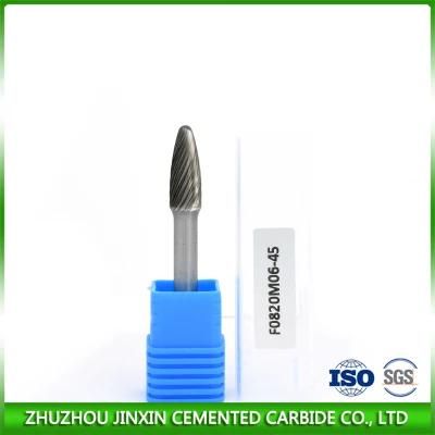 F0820m06-45 Single Cut Solid Rotary Burr Carbide Burrs Files