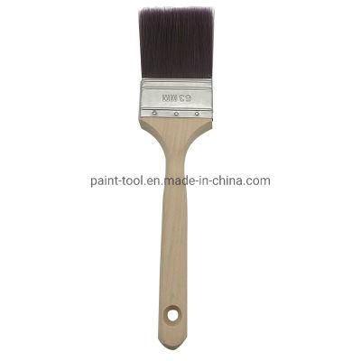 Customized Sash Cutter Paintbrush with Soft Filaments
