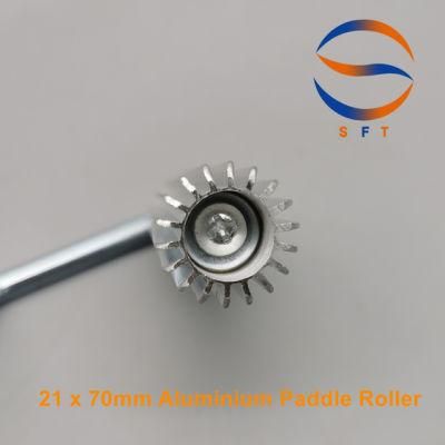 21mm X 70mm Aluminium Paddle Rollers Hand Tools for FRP Laminating