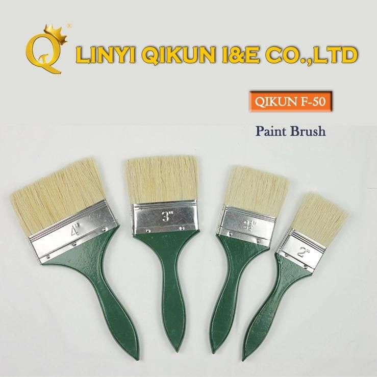 F-46 Hardware Decorate Paint Hand Tools Wooden Handle Bristle Paint Roller Brush