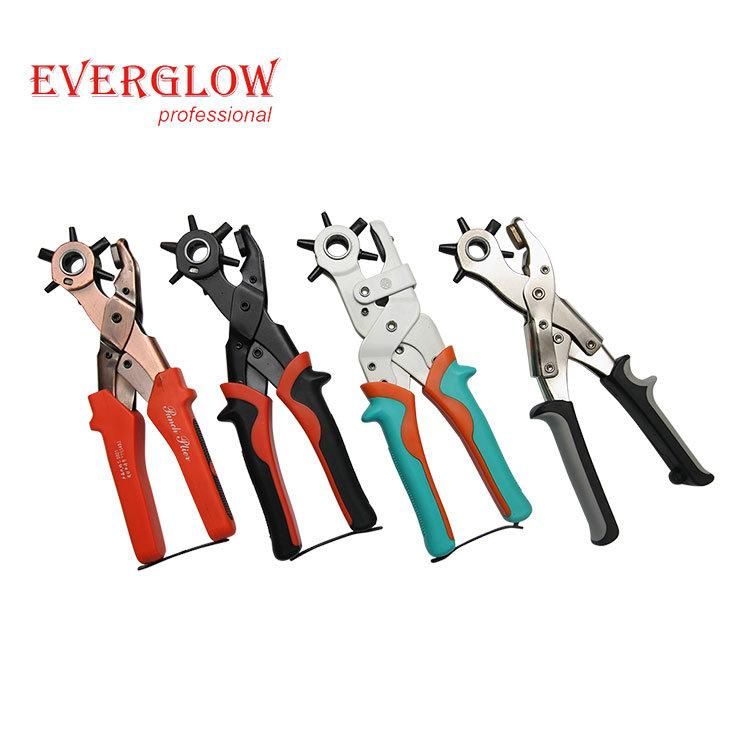 Hand Plier Belt Leather Hole Punch Punch Revolving 1 PCS Universal Leather Craft Heavy Duty Strap DIY Tools Fine Steel