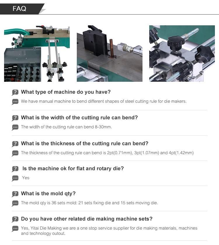 Easy Operated Hand Die Steel Rule Bender for Die Making