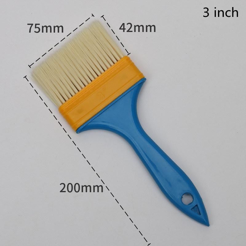 Flat Paint Brush with Plastic Handle