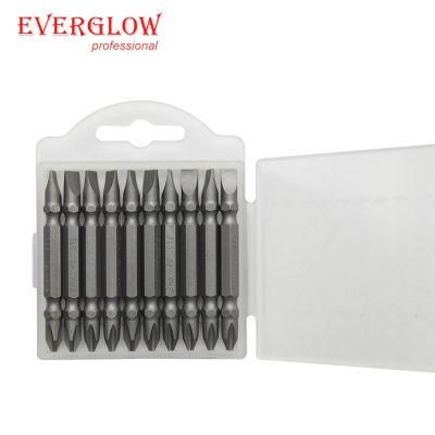 10PC Double-Bits Set with Plastic Box