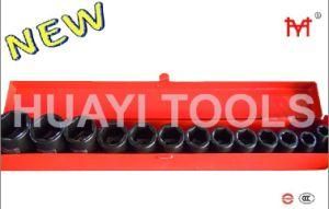 Huayi Tools 13PC 1/2&quot; Regular Impact Wrench Socket Set (HY-1045/HY-1070)