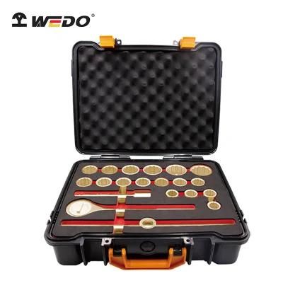 WEDO Non Sparking Aluminium Bronze 3/4&quot; Dr. Socket Set-21PCS Bam/FM/GS Certified