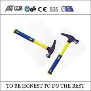 Claw Hammer with Blue&Yellow Color Plastic Handle