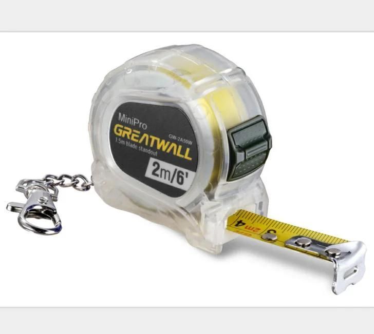 Mini ABS Housing Tape Measure with Stop Button