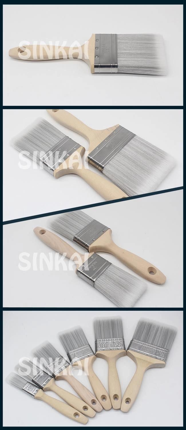 Good Quality Bristle, Paint Flat Brush Plastic Handle, DIY Painting Painters Brushes