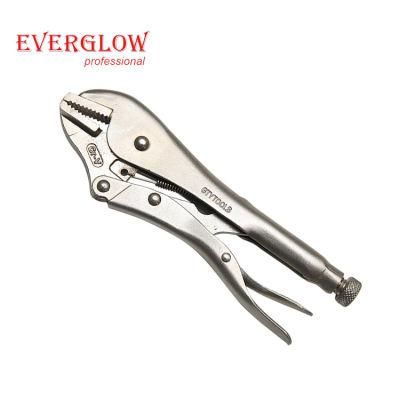 Hot Selling Professional CRV Curved Jaw Wire Cutters Locking Pliers