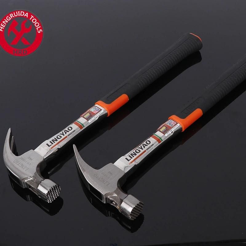 Claw Hammer with Stainless Steel Handle Anti Slide Magnet