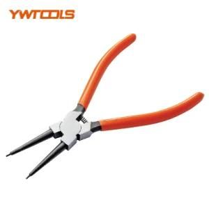 7&quot; American-Style Internal Circlip Pliers Straight Tips with PVC Handle