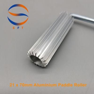 21mm X 70mm Aluminium Groove Rollers Laminating Rollers for FRP