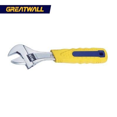 Great Wall Brand Promation Bigger Jaw Opening Adjustable Wrench, OEM Adjustable Spanner