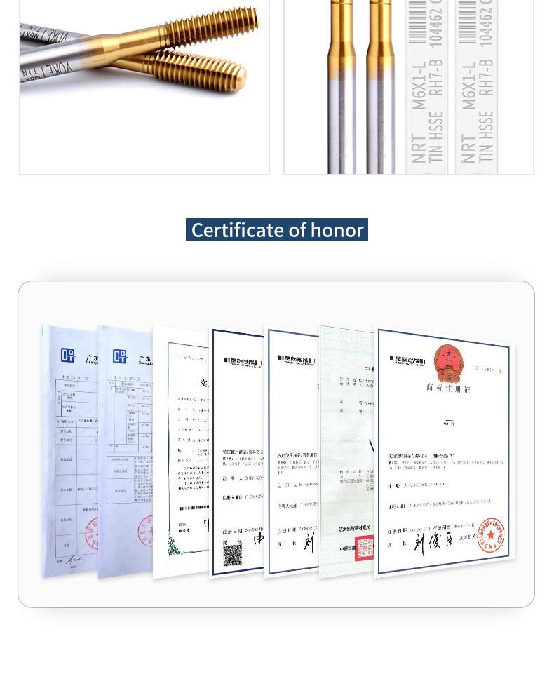 M2.3*0.4L Hsse-M42 Left Hand Forming Taps M2 M2.3 M2.4 M2.5 M3 M4 M5 M6 M8 M10 M12 Machine Screw Thread Tap