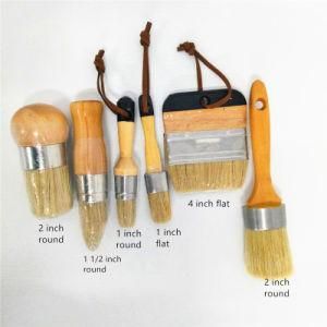 New 100% Natural Bristles Brushes Round Sets