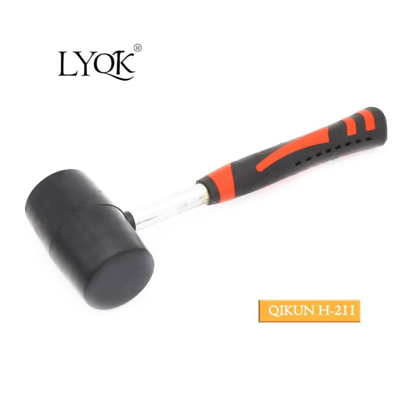 H-211 Construction Hardware Hand Tools Plastic Coated Handle German Type Stoning Stone Hammer