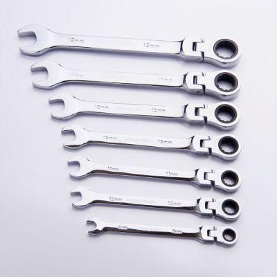 Flexible Ratchet Set Gear Spanner Wrench Adjustable Wrench