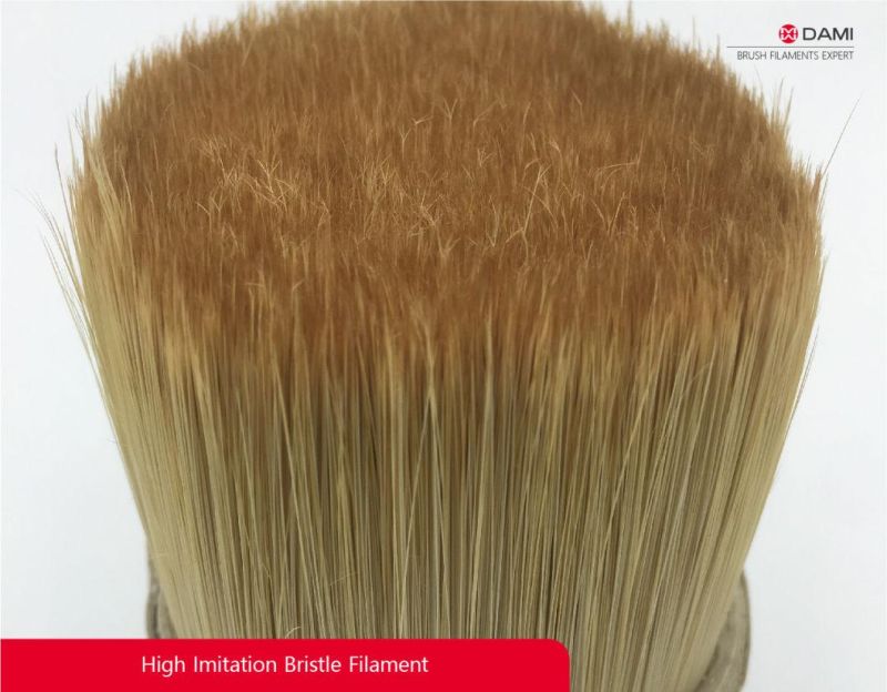 Plastic Bristle Imiation Similar Natural White Boiled Bristle Brush Filaments for Cleaning Paint Brush