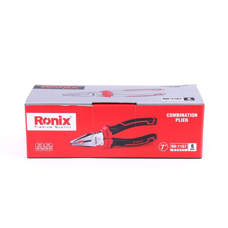 Model Rh-1167 Ronix Hand Tools Maxi 180mm Function Combination Pliers for Cutting