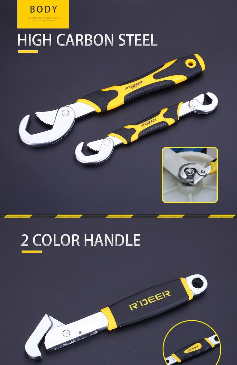 2-Color Handle Adjustable Wrenches