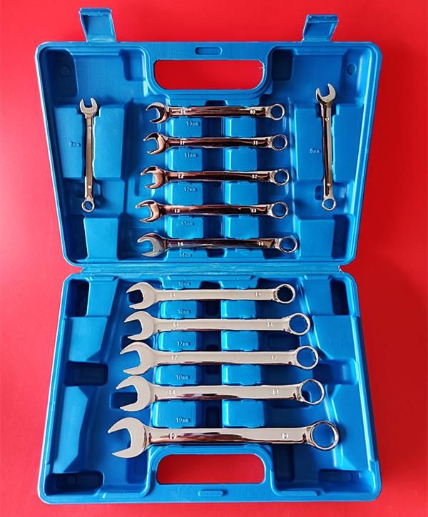 12PCS Professional Metric Combination Wrench Tool Set (FY1012B)