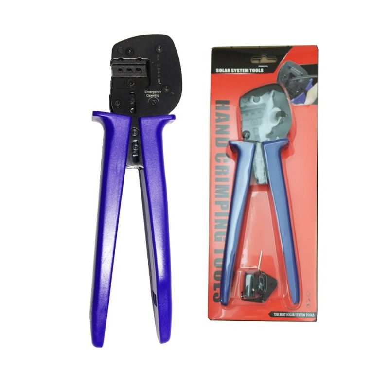 Mc4 Solar Crimping Tool Plier 2.5/4/6mm2 14-10AWG with Jaw for Solar Connector Cable Wire Solar Panel Cable PV System Project Hand Tools