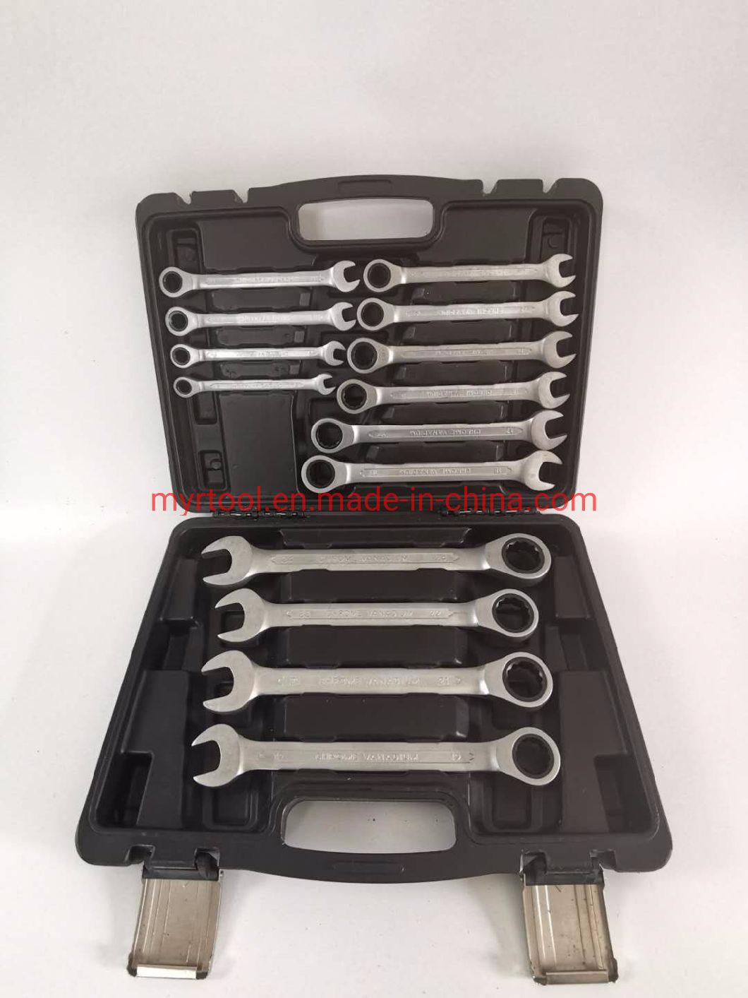 14PCS Good Quality and Professional Gear Wrench Set (FY1514B1)