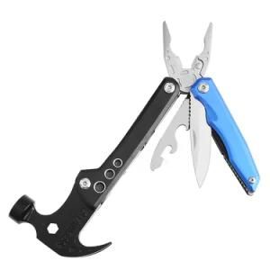 Portable Pocket Multipurpose Claw Hammer with Plier Knife