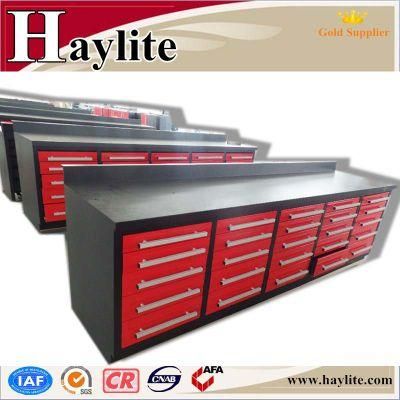 10FT Metal Work Bench Heavy Duty Metal Drawer Workbench