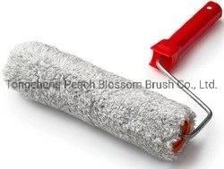 Different Colors of Polyester Fiber Roller Plastic Handle Paint Roller Brush