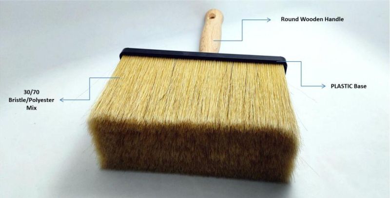 Top Quality Big Environmental Wooden Handle Paint Brush