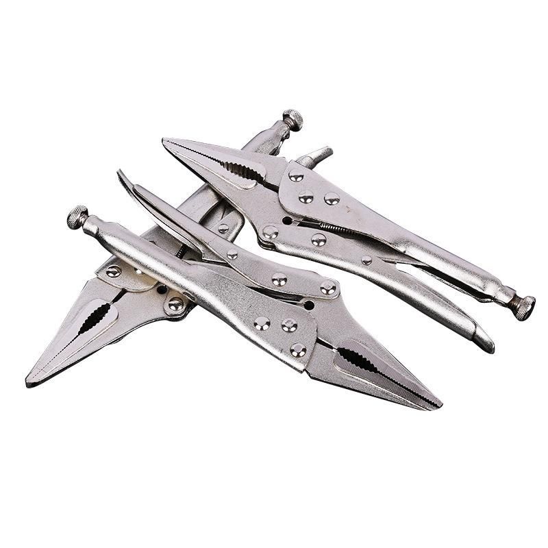 Professional Long Nose Straight Jaw Locking Pliers