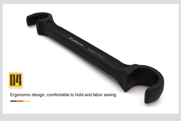 Wedo C Type Spanner 40 Chrome Steel Die-Forged Black Spray on Surface