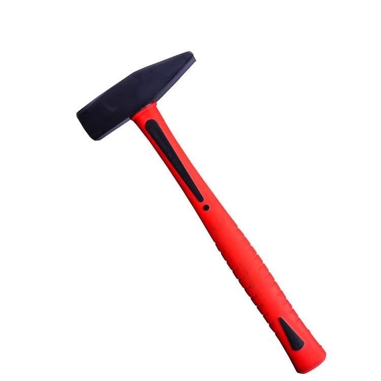 Hot Sale 45# Carbon Steel Machnist Hammer with Plstaic Handle 800g