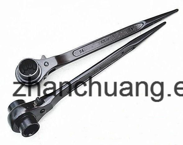 Chrome Plated Cr-V Steel Socket Ratchet Wrench