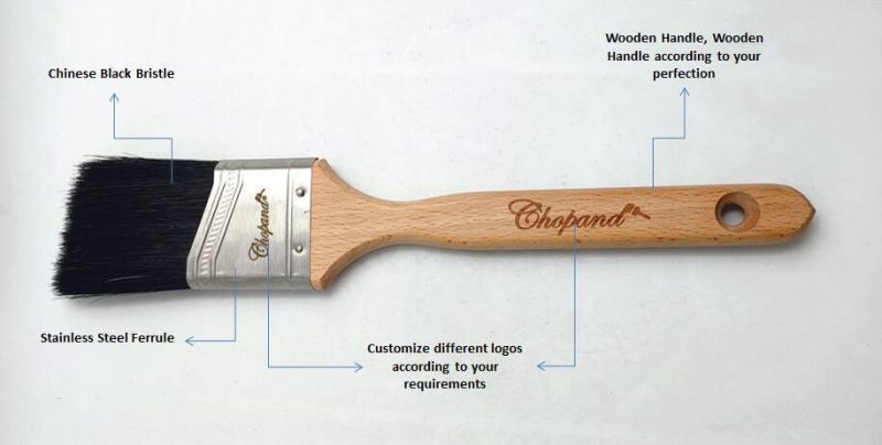 Chopand High Quality Factory Outlet Wooden Handle Paint Brush