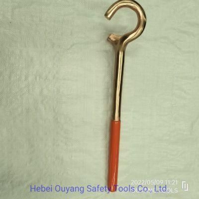 Non-Sparking Safety Tools Valve Wheel Spanner/Wrench, 80*430mm, Be-Cu, Atex