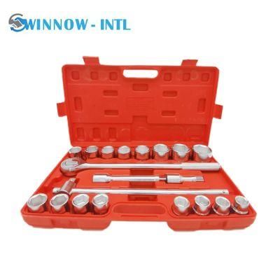 21PCS Professional Trucl Repair Socket Wrench Tool Set Kit