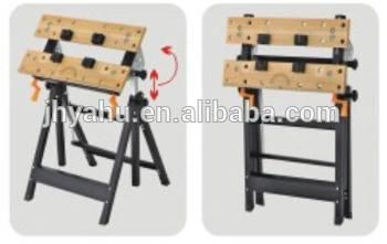 Adjustable Worktable Foldable Wooden Workbench for Woodworking (YH-WB001)