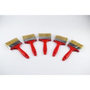 2020 Hot Sale Black Brush Wire with Gold Tail and Red Handle Paint Brush for Decoration