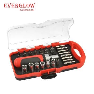 30PC Ratchet Screwdriver Set with Sockets