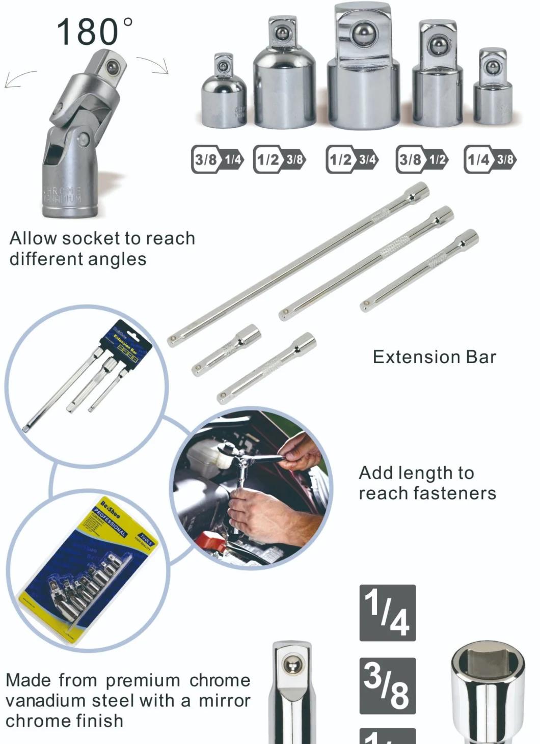 1/2′′ 1/4′′ 3/8′′ Drive Sliding T-Handle Bar Hand Tool Accessory