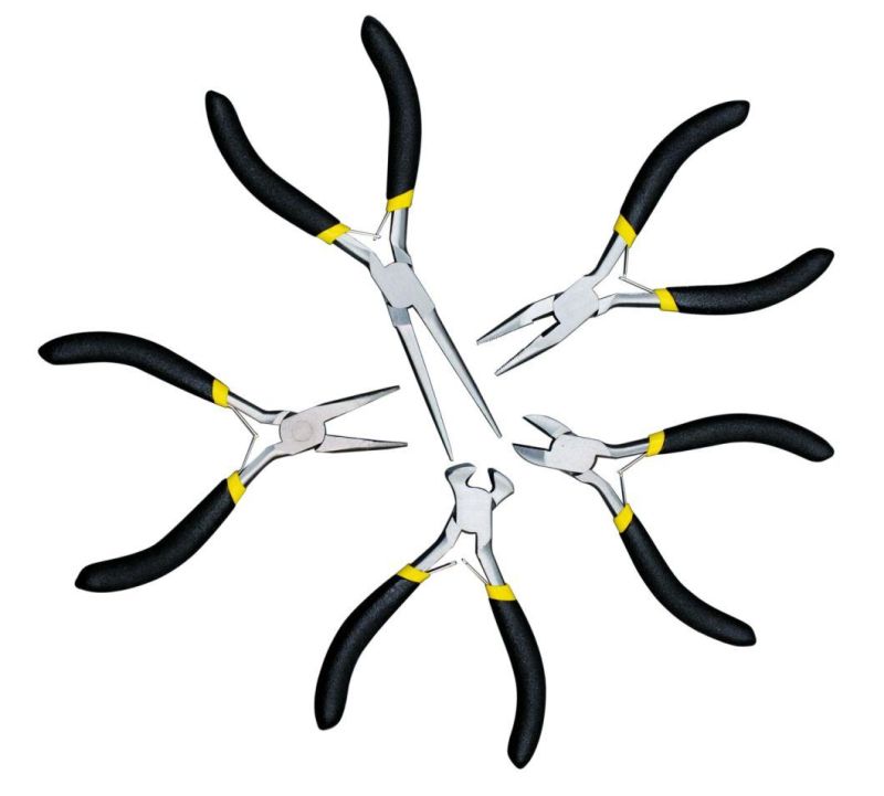 Hand Tools 5PCS Mini Pliers Set 4.5" OEM DIY