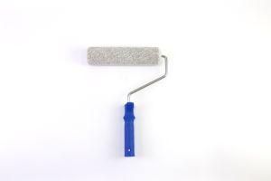 2020 Gray Polyester Fiber Roller Blue Plastic Handle Paint Roller Brush