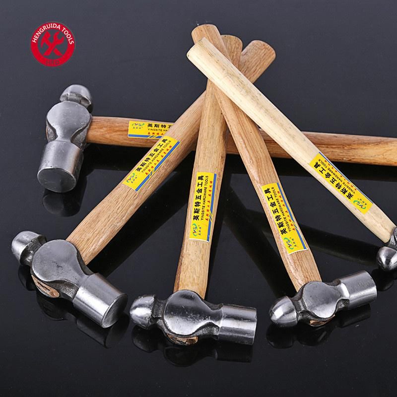 Ball Hammer Ball Peen Hammer with Wood Handle