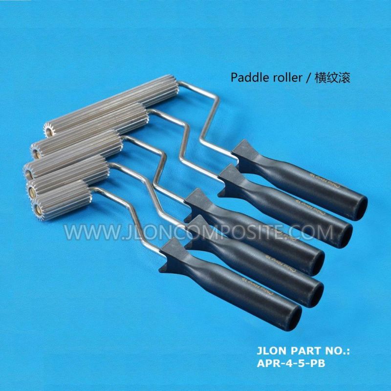 FRP Tools Aluminum Head Fiberglass Paddle Roller for FRP Laminate