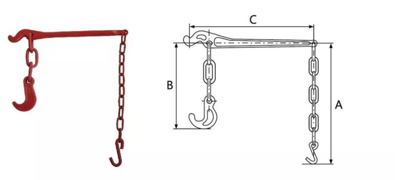 Forged Lever Type Load Binder for Lashing Chain