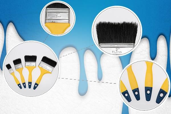 Cheap Hog Bristle Wooden Handle Paint Brushes